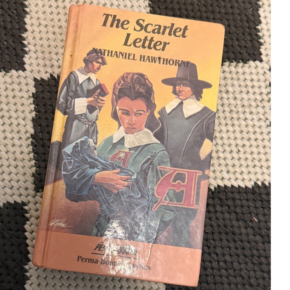 The Scarlet Letter Nathaniel Hawthorne Perma-Bound Classics Hardcover 1987 Ed